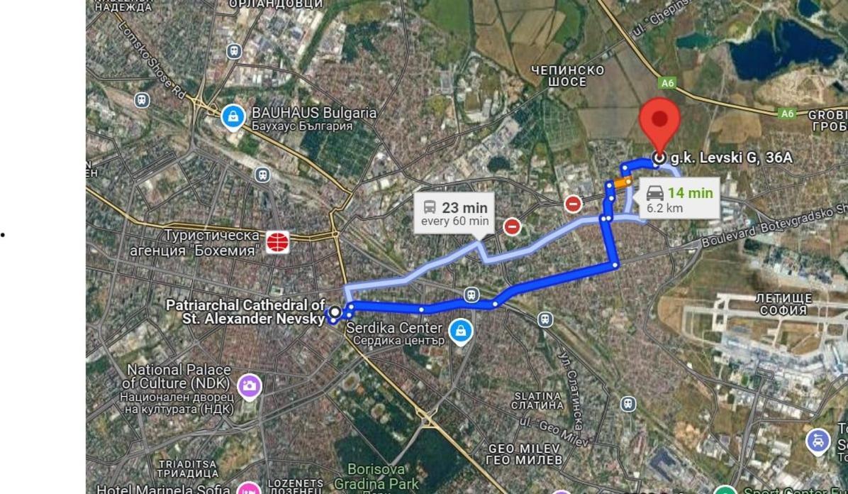 Levskig Studio 10 Min From Sofia Airport And City Centre Eksteriør billede